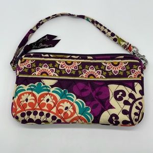 Vera Bradley Plum Crazy Wallet Wristlet